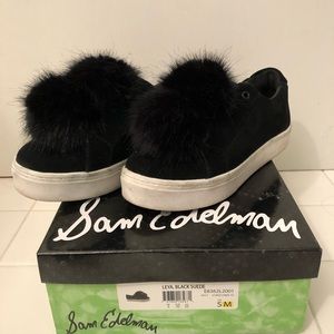 Black Suede Sam Edelman Sneakers - image 1